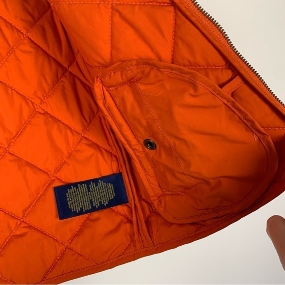 NFS. Polo Ralph Lauren orange quilted puffer style jacket size 5 - Picture 13 of 16